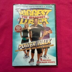 The Biggest Loser Power Walk DVD Workout Low Impact Cardio Kick Weight Loss